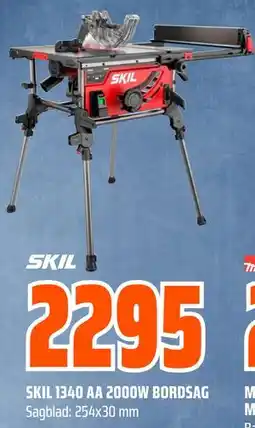 Obs Bygg SKIL 1340 AA 2000W BORDSAG tilbud