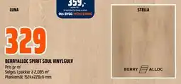 Obs Bygg BERRYALLOC SPIRIT SOUL VINYLGULV tilbud