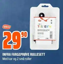 Obs Bygg INFRA FARGEPRØVE RULLESETT tilbud