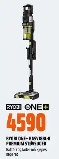 Obs Bygg RYOBI ONE+ RASV18BL-0 PREMIUM STØVSUGER tilbud