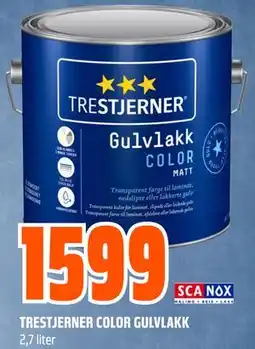 Obs Bygg TRESTJERNER COLOR GULVLAKK tilbud