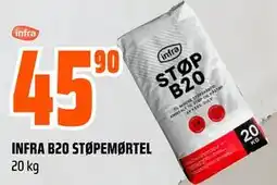 Obs Bygg INFRA B20 STØPEMØRTEL tilbud