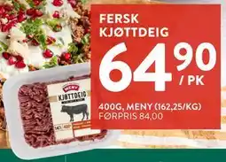 Jacobs FERSK KJØTTDEIG tilbud