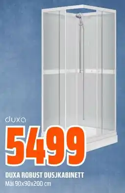 Obs Bygg DUXA ROBUST DUSJKABINETT tilbud