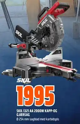 Obs Bygg SKIL 1321 AA 2000W KAPP-OG GJÆRSAG tilbud