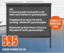 Obs Bygg Screen skinner tilbud