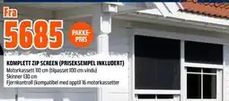 Obs Bygg Komplett zip screen (priseksempel inkludert) tilbud