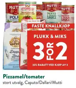 Jacobs Pizzamel/tomater tilbud
