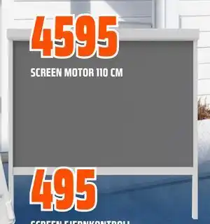 Screen motor