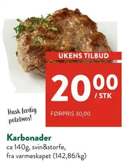 Jacobs Karbonader tilbud