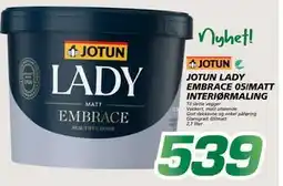 Coop Byggmix JOTUN LADY EMBRACE 05/MATT INTERIØRMALING tilbud