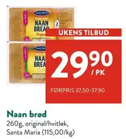 Jacobs Naan brød tilbud