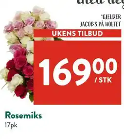 Jacobs Rosemiks tilbud