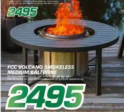 Coop Byggmix FCC VOLCANO SMOKELESS MEDIUM BÅLTØNNE tilbud
