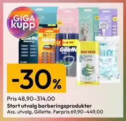 Gigaboks Stort utvalg barberingsprodukter tilbud