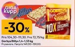 Gigaboks Gorbys/Billys 1,4–1,53 kg tilbud