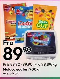 Gigaboks Malaco godteri tilbud