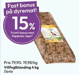 Gigaboks Villfuglblanding 4 kg tilbud