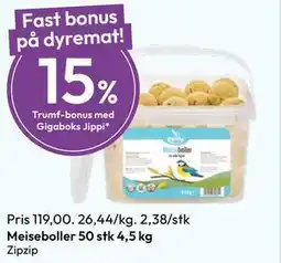Gigaboks Meiseboller 50 stk 4,5 kg tilbud