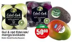 Spar Gul & rød Edel-løk/ mango/avokado tilbud