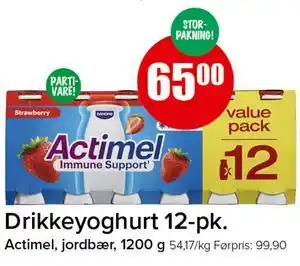 Spar Drikkeyoghurt 12-pk tilbud