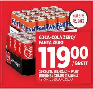 COCA-COLA ZERO/ FANTA ZERO