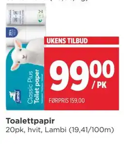 Meny Toalettpapir tilbud