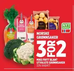 Meny NORSKE GRØNNSAKER tilbud