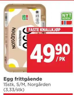 Meny Egg frittgående tilbud