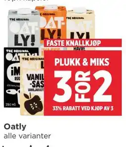 Meny Oatly tilbud