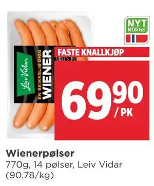 Meny Wienerpølser tilbud