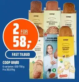 Coop Obs COOP BRØD tilbud