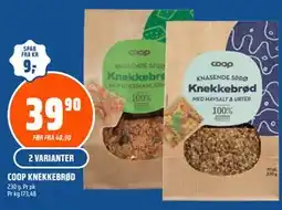 Coop Obs COOP KNEKKEBRØD tilbud