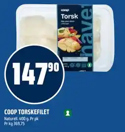 Coop Obs COOP TORSKEFILET tilbud