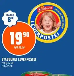Coop Obs STABBURET LEVERPOSTEI tilbud
