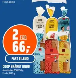 Coop Obs COOP SKÅRET BRØD tilbud