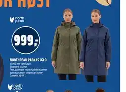 Coop Obs NORTHPEAK PARKAS OSLO tilbud