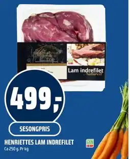 Coop Obs HENRIETTES LAM INDREFILET tilbud