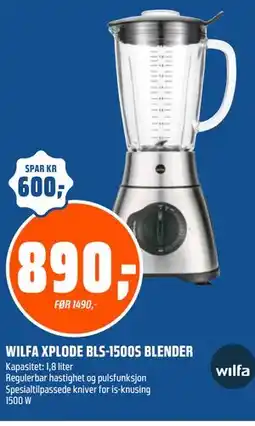 Coop Obs WILFA XPLODE BLS-1500S BLENDER tilbud