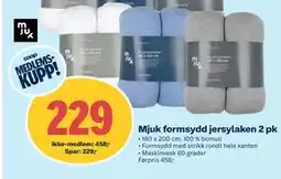 Coop Obs Mjuk formsydd jersylaken 2 pk tilbud
