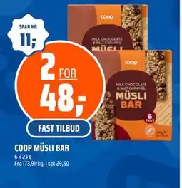Coop Obs COOP MÜSLI BAR tilbud