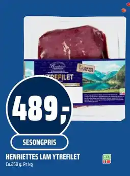 Coop Obs HENRIETTES LAM YTREFILET tilbud