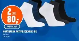Coop Obs NORTHPEAK ACTIVE SOKKER 3 PK tilbud