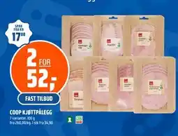 Coop Obs COOP KJØTTPÅLEGG tilbud