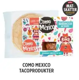 Meny Como Mexico Tacoprodukter tilbud