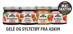 Meny Askim gelé og syltetøy tilbud