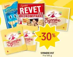 Coop Prix Synnøve ost tilbud