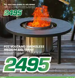 Coop Byggmix Fcc volcano bord til båltønne tilbud