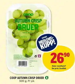 Coop Prix Coop autumn crisp druer tilbud