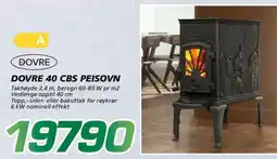 Coop Byggmix Dovre 40 cbs peisovn tilbud